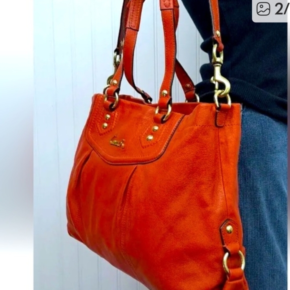 Coach Orange Women's Bag - Picture 2 of 11